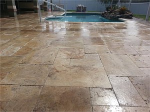 Natural Stone Pavers Maintenance, Hernando, FL