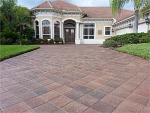 Paver Driveway Restoration, Daytona Beach, FL